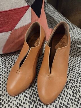 Bali ELF Ange Ethically Handcrafted Leather Heeled Boots/Booties/Shoes